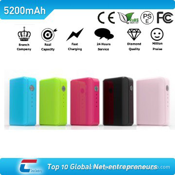 4400mAh power bank with various colors and 1A output